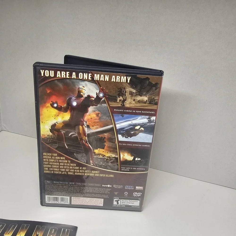Iron Man PlayStation‎ 2 PS2 Greatest Hits CIB. TESTED
